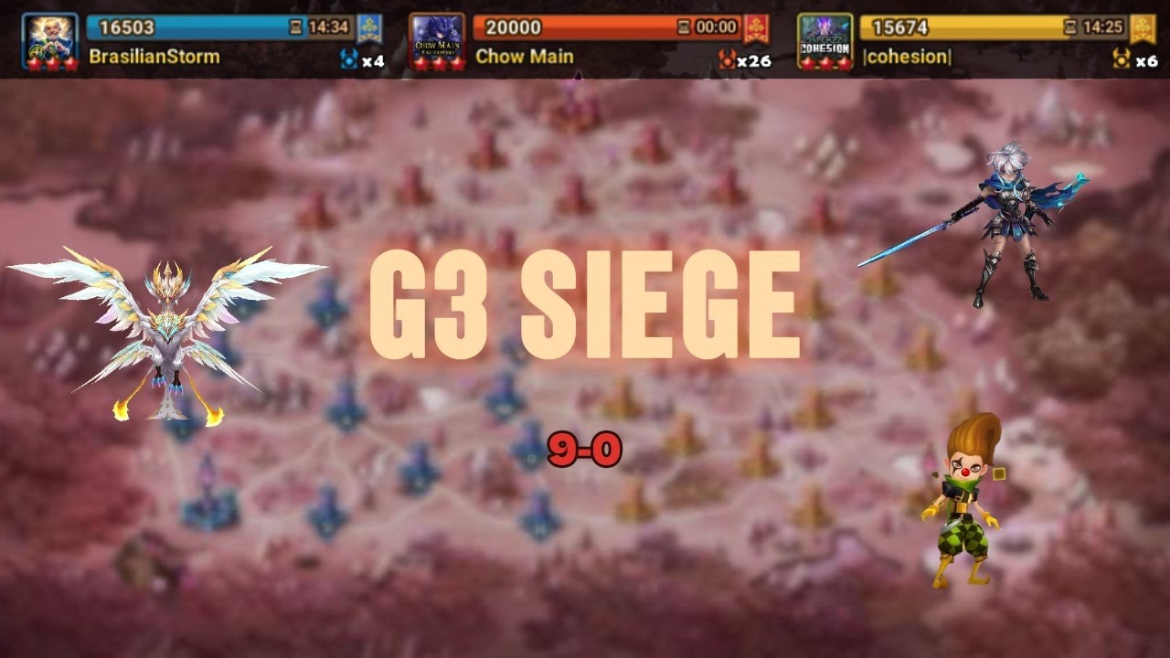 G3 SIEGE EU | BrasilianStorm vs Chow Main vs |cohesion|