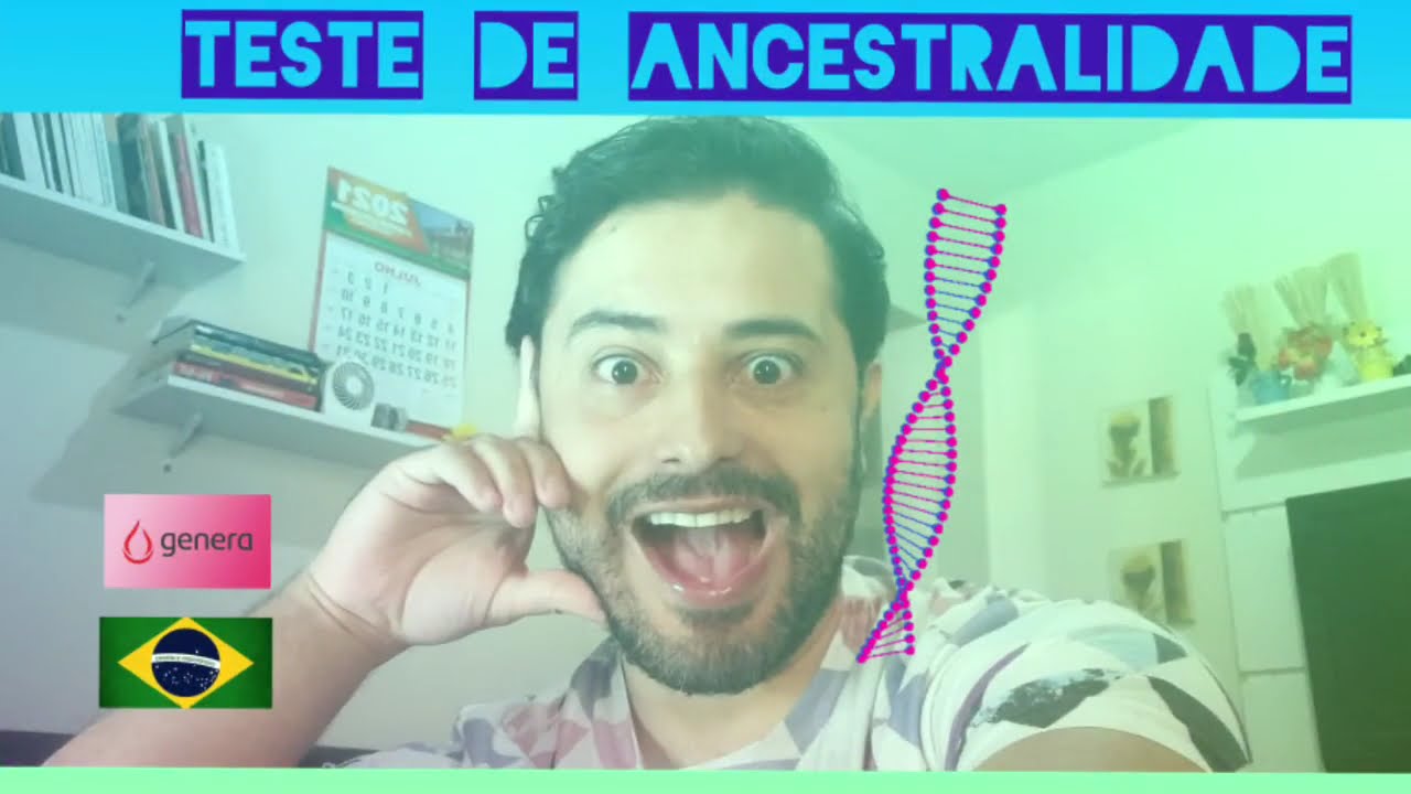 Teste de Ancestralidade Genera (DNA, ADN, Brazil, Brasil)