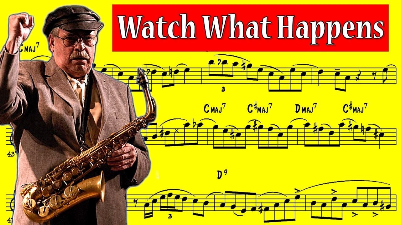 Phil Woods Transcription on Watch What Happens with Michel Legrand (Montreal 2001)