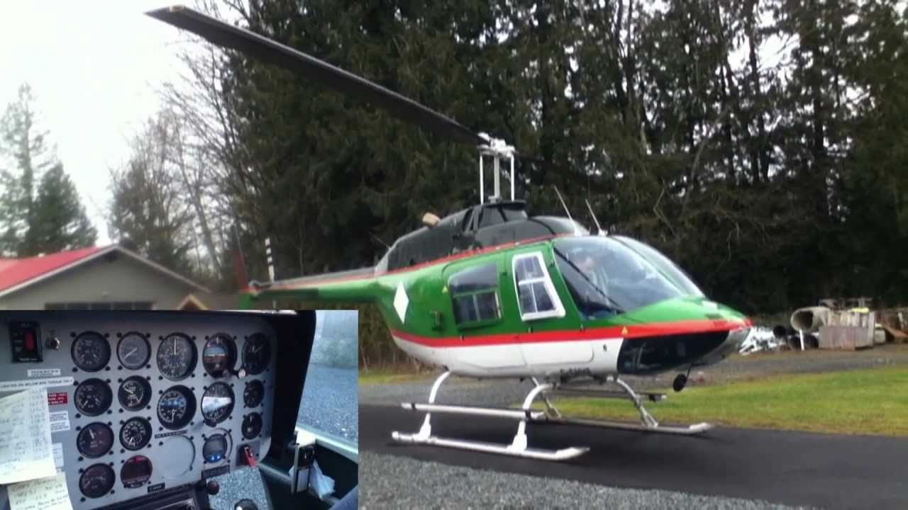 More Visiting in the Jet Ranger - with two turbine starts and a shutdown