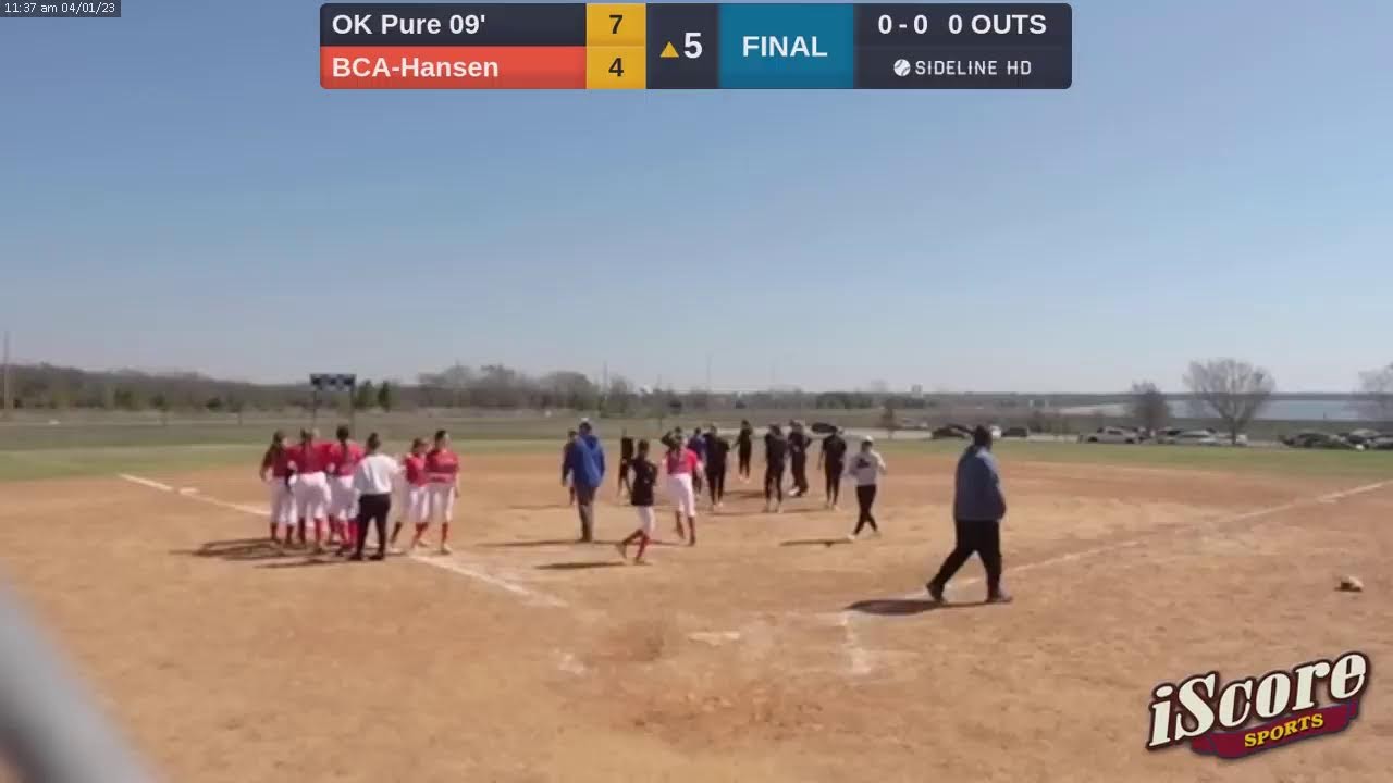 13U Oklahoma Pure 09' vs 14U BCA Competitors - Duff (2023.04.01)