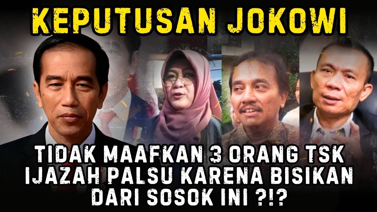 BUKAN KEINGINAN JOKOWI, TAPI PERINTAH SOSOK INI AGAR TAK MAAFKAN ROY SURYO DKK ?!? | EPS.3207