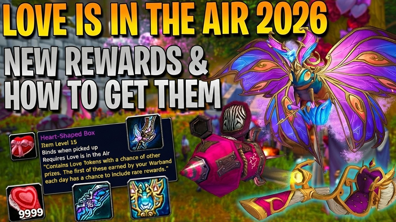 Love Is in the Air 2026 Complete Guide – How to Get the Spring Butterfly & Every Reward - WoW