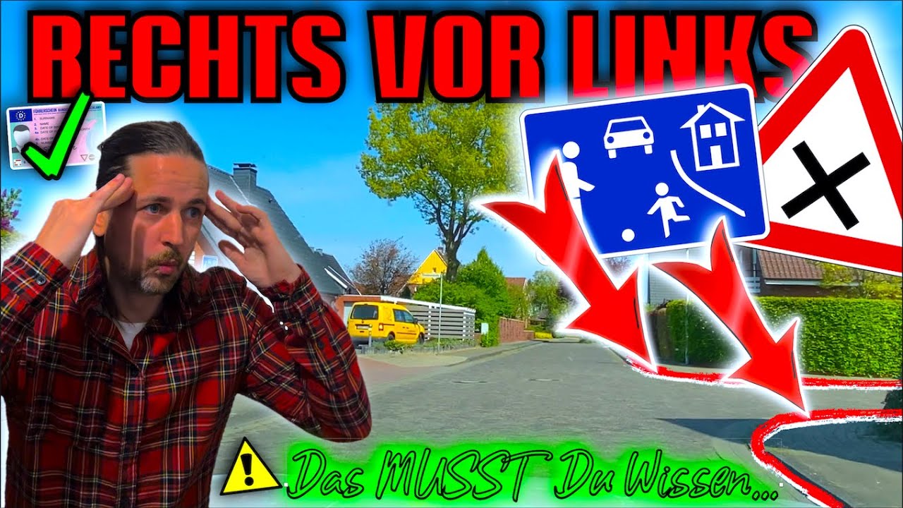 RECHTS VOR LINKS richtig gemacht - Häufigste Fehler vermeiden! ⚠️✅