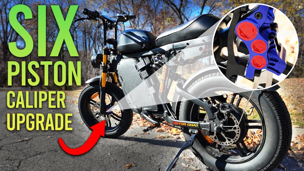 SIX Piston Motor Goat Brake Upgrade & More