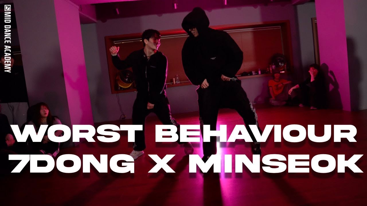7DONG x MINSEOK Choreographyㅣkwn - worst behaviour (ft. Kehlani)ㅣMID DANCE STUDIO