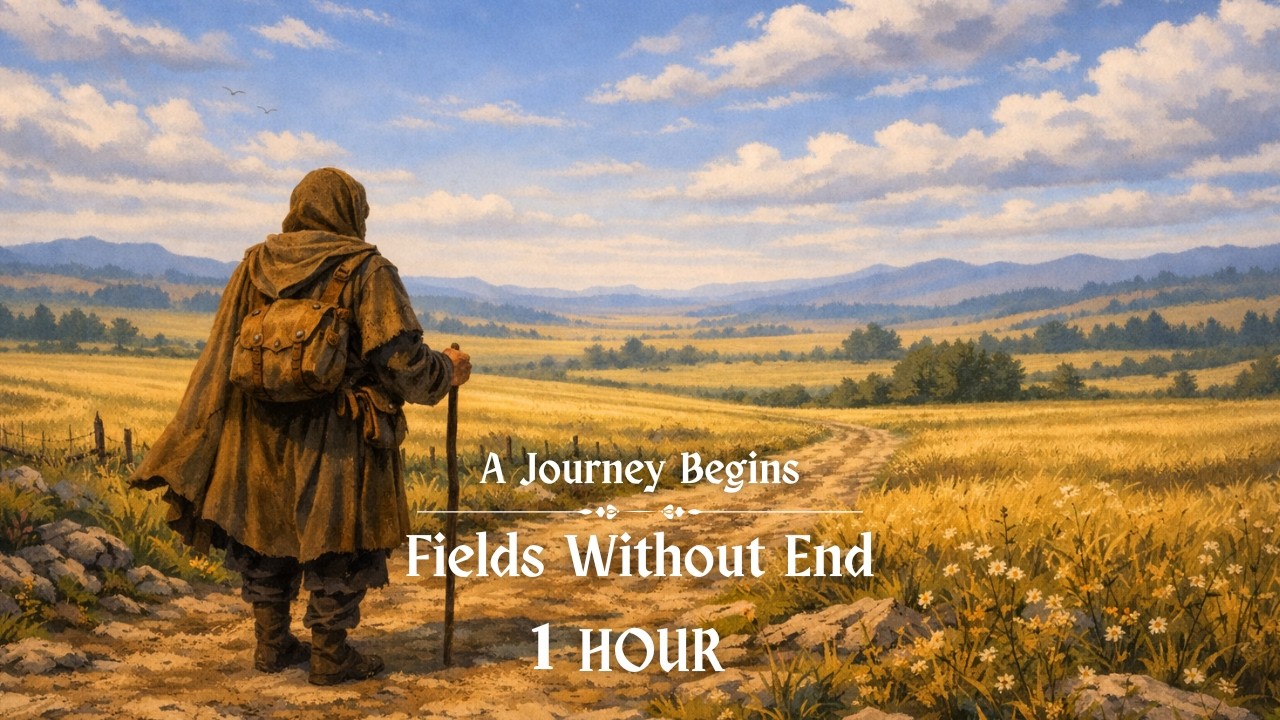 1 Hour | Fields Without End | Peaceful Medieval Music | A Journey Begins #2