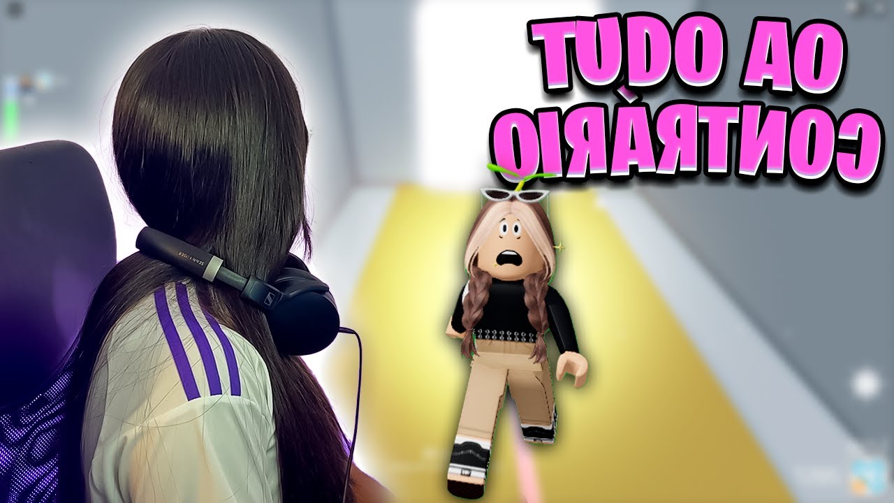 ROBLOX - SE CAIR TEM QUE PASSAR A FASE AO CONTRÁRIO!