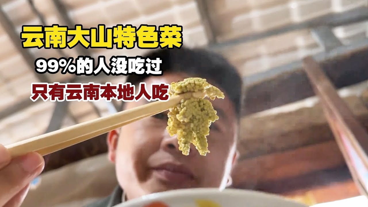 藏在云南深山里的美食，99%的人见过却没吃过，味道一言难尽！【小白的奇幻旅行】