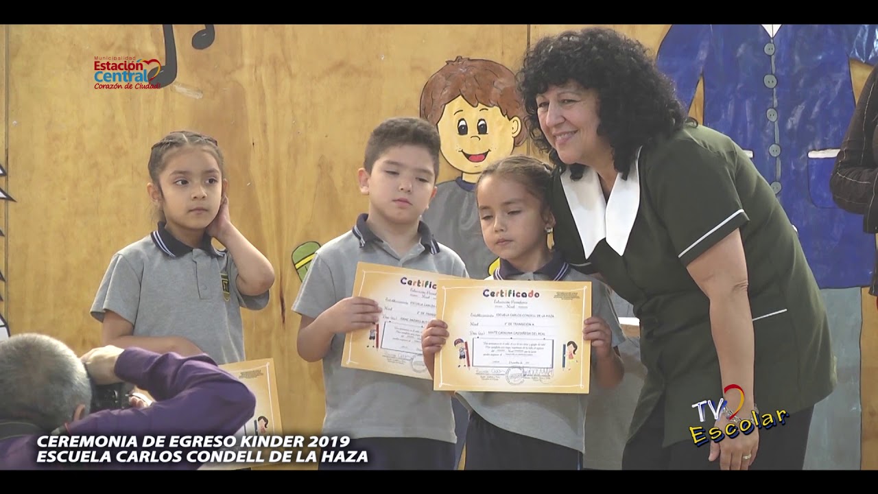 CEREMONIA DE EGRESO KINDER 2019 ESCUELA CARLOS CONDELL DE LA HAZA