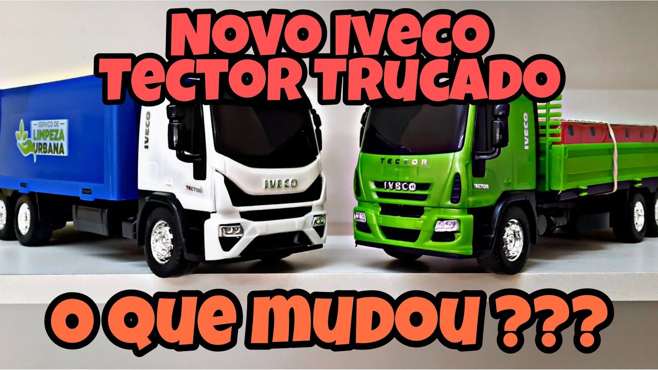 Miniatura Novo Iveco Tector Usual Brinquedos,  O que mudou ???