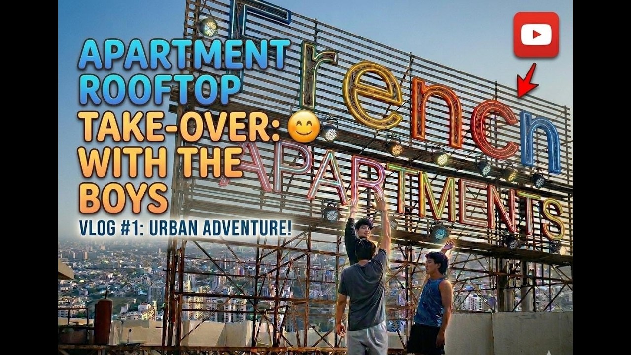 Exploring a 20 Story Rooftop. Extreme Conditions