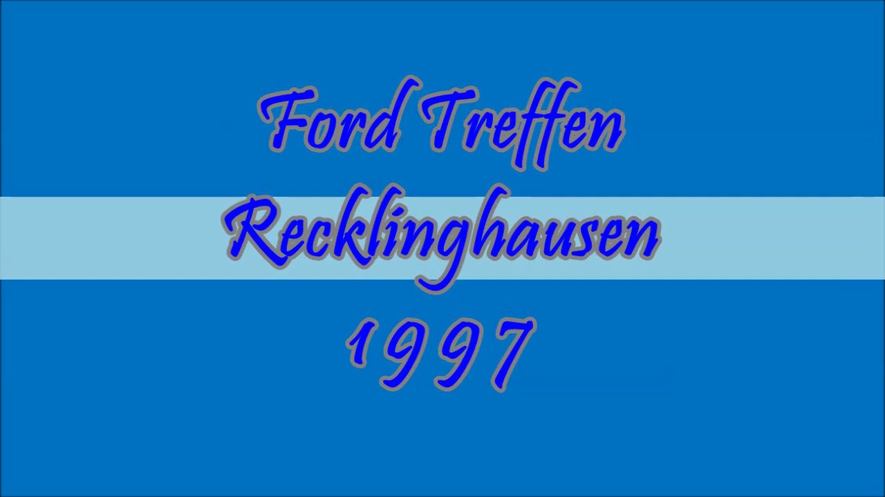 Ford Treffen Recklinghausen 1997