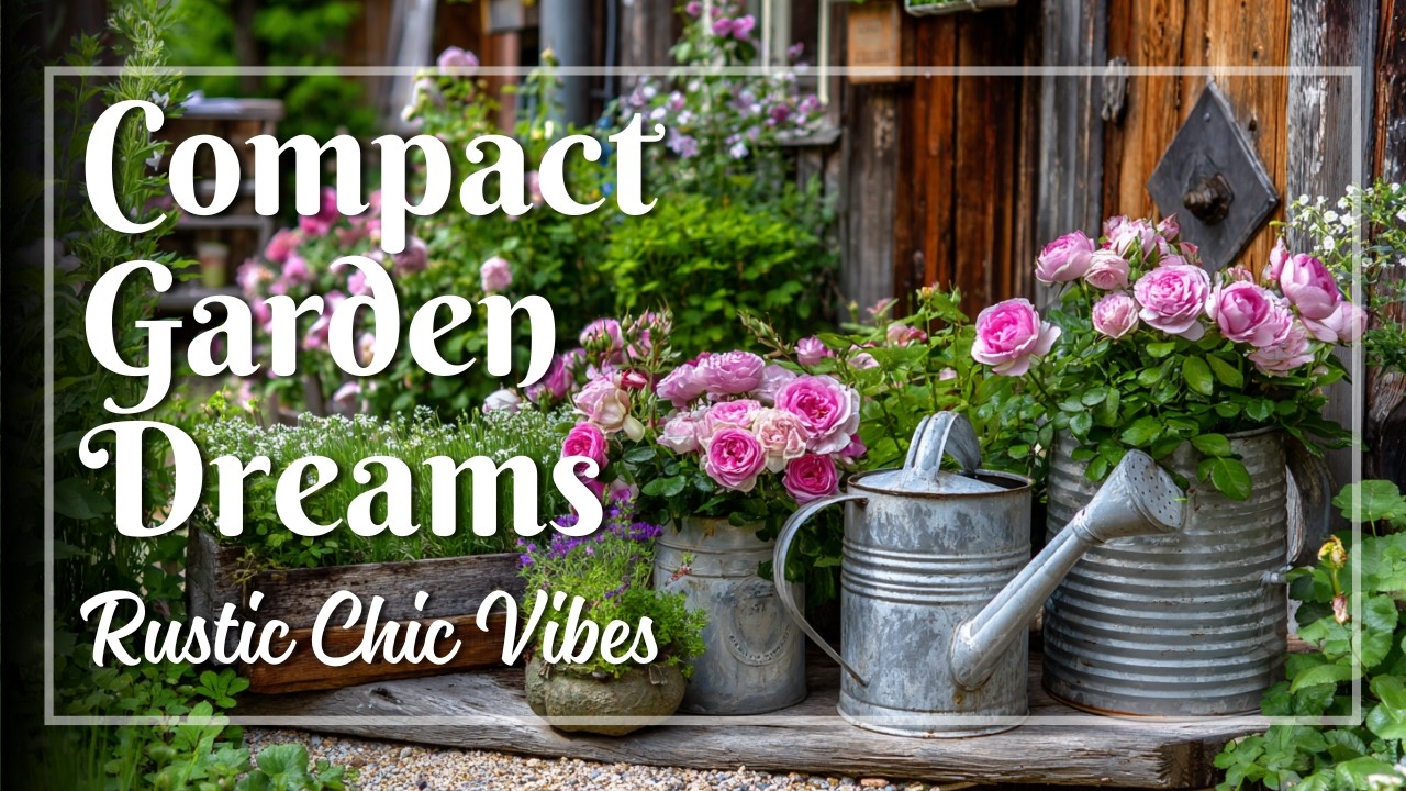 Small Space Farmhouse Style Gardens 🌷 Blend Country Charm with Elevated Elegance