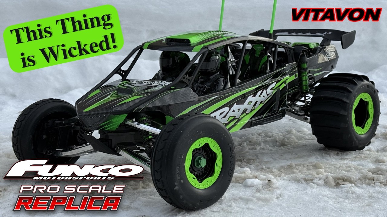 Traxxas Pro Scale Sand Car Funco - First Real Bash!
