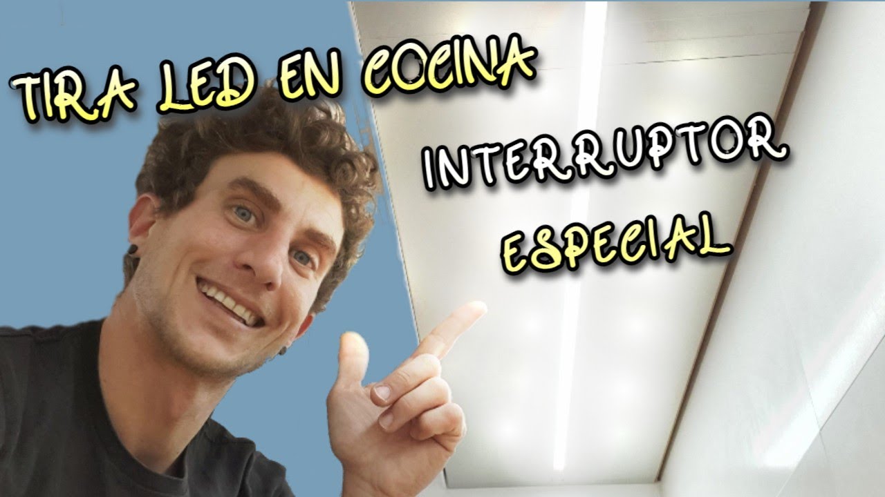 🔴💡COMO INSTALAR TIRA LED EN COCINA CON ENCENDIDO ESPECIAL💡 😉