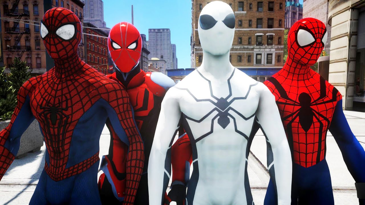 ALL SPIDER-MAN SUITS PART 1
