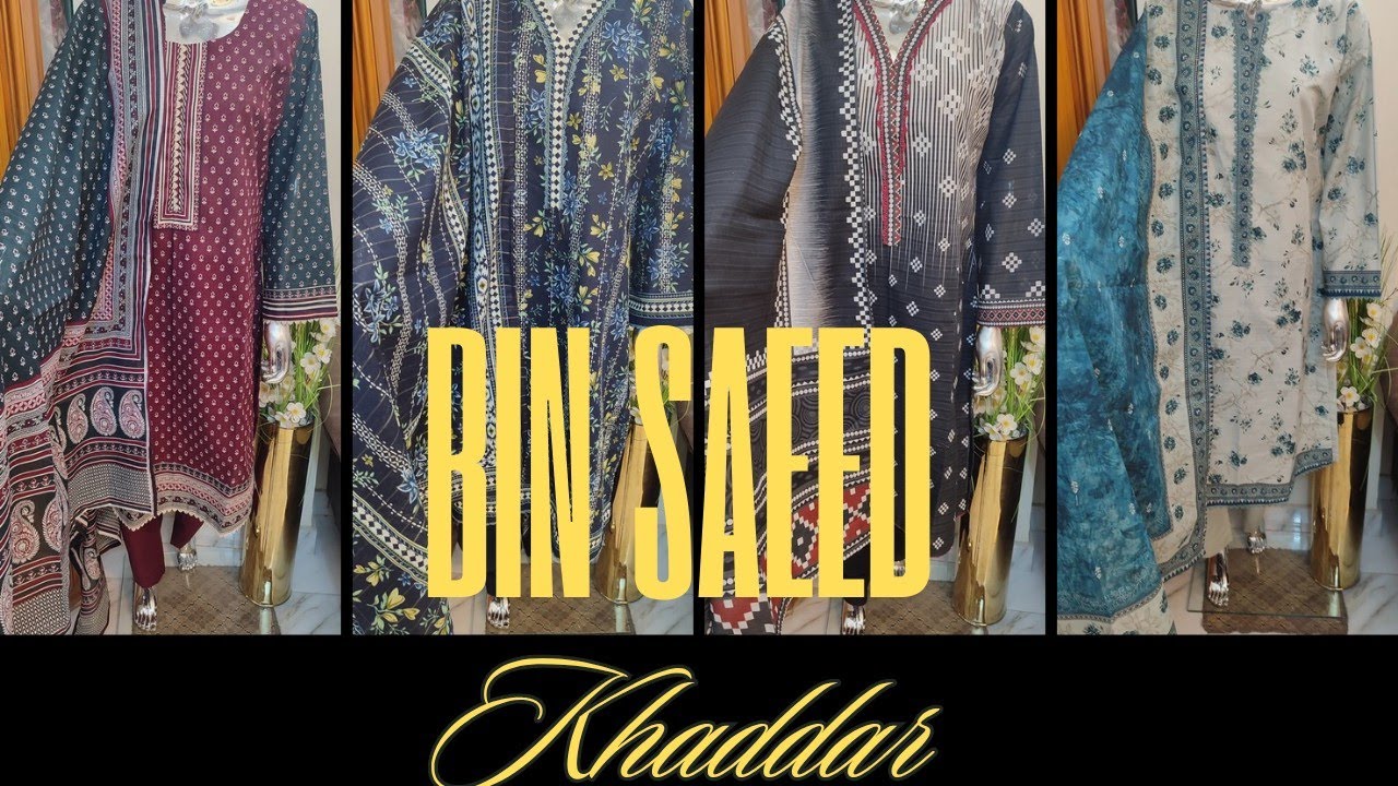 Bin Saeed Khaddar Collection Only 3050 Stitched By Fashion In Pakistan 