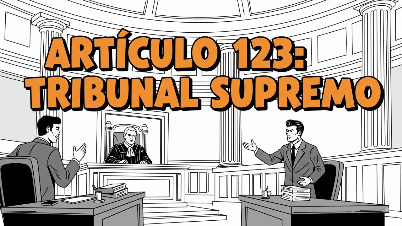 ¿Qué es el Tribunal Supremo y por qué es tan poderoso? (Art. 123 C.E. Explicado Fácil)