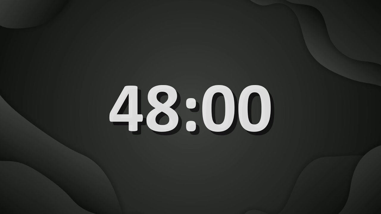 48 Minute (2880 Seconds) Countdown Timer