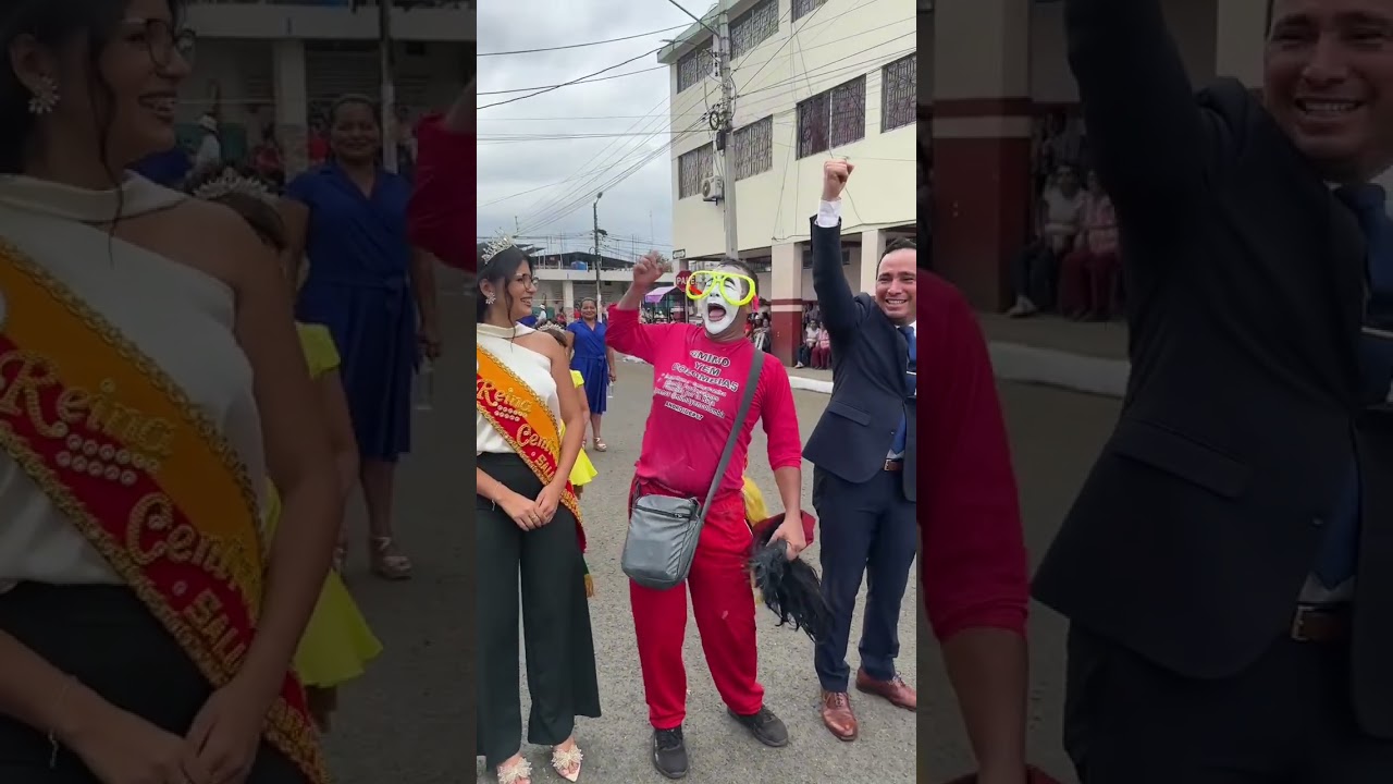El Mimo Yen en desfile mira lo que hace 