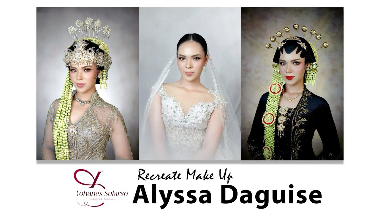 Recreate Makeup Wedding Alyssa Daguise & Al Ghazali @YOHANES SULARSO WEDDING