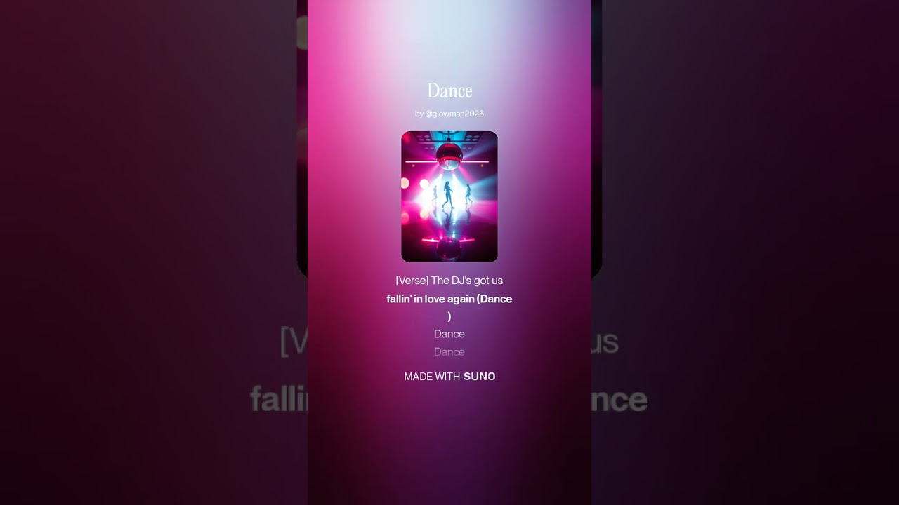 DANCE TUNE!! AI MUSIC WORKSHOP
