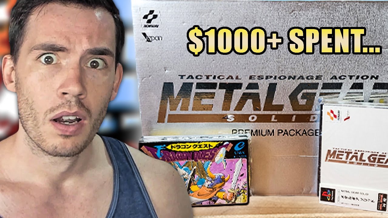 Unboxing Insane Sealed Video Games From Japan