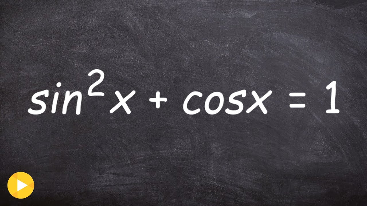 How to apply factoring to solve a trigonometric equation