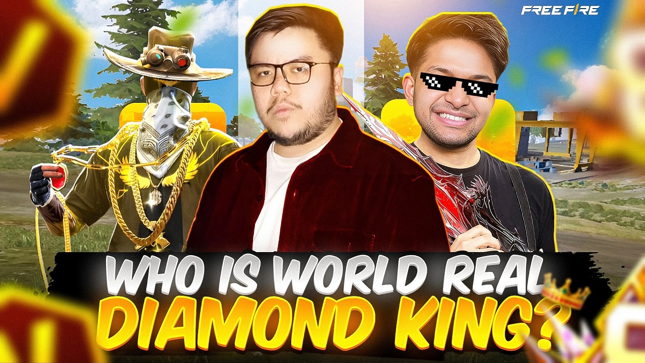 Who is World Diamond King? Cross Checking All Server In Free Fire || ZISAN VAI YT @ZISANVAI_2.0
