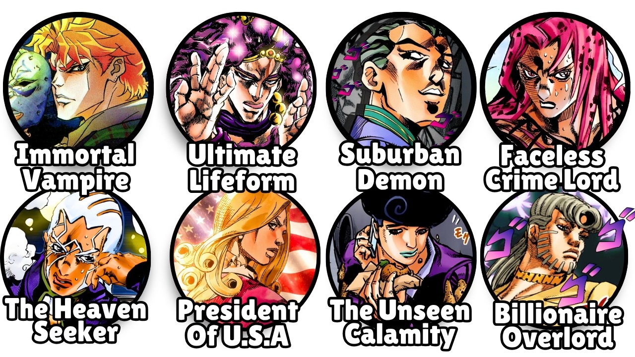 All 8 TERRIFYING JoJo's Bizarre Adventure Villains Explained