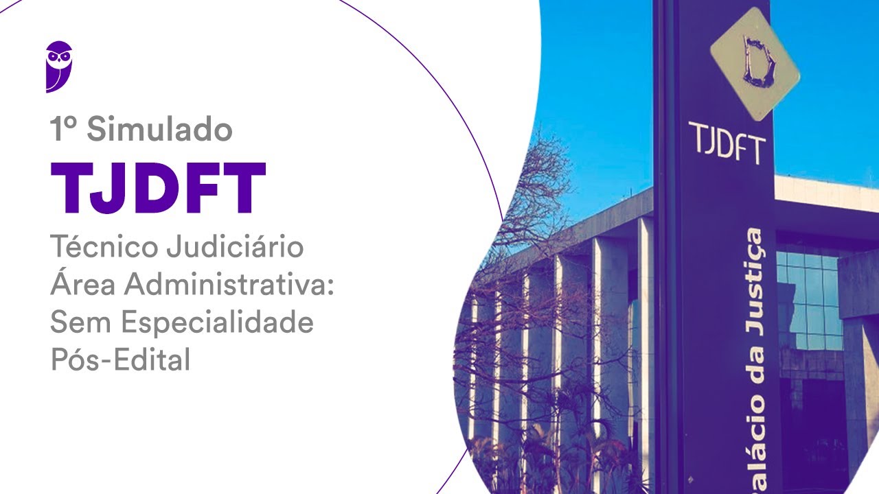 1&ordm; Simulado TJDFT &ndash; T&eacute;cnico Judici&aacute;rio: Corre&ccedil;&atilde;o