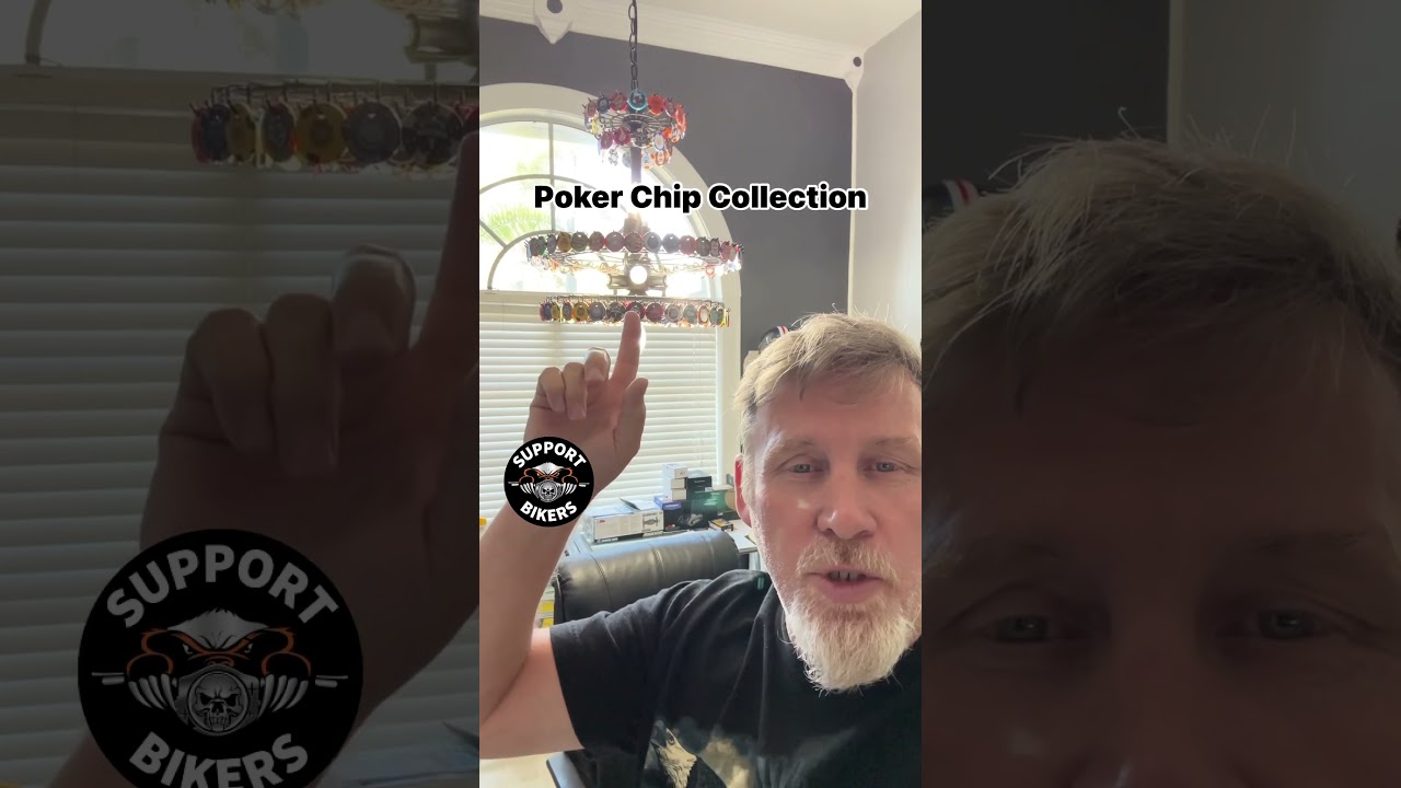 Harley Davidson Poker Chip Collection Display #thebadgers