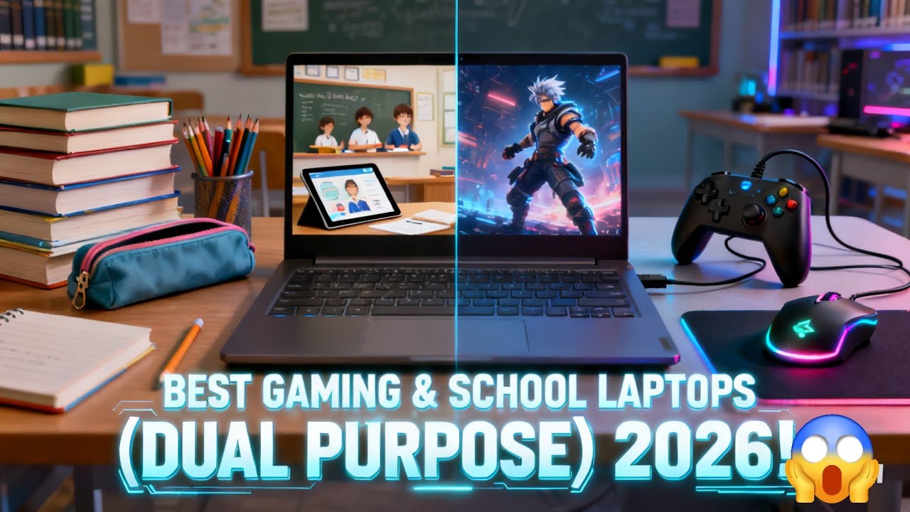🎓🎮 BEST GAMING & SCHOOL LAPTOPS (DUAL PURPOSE) 2026!