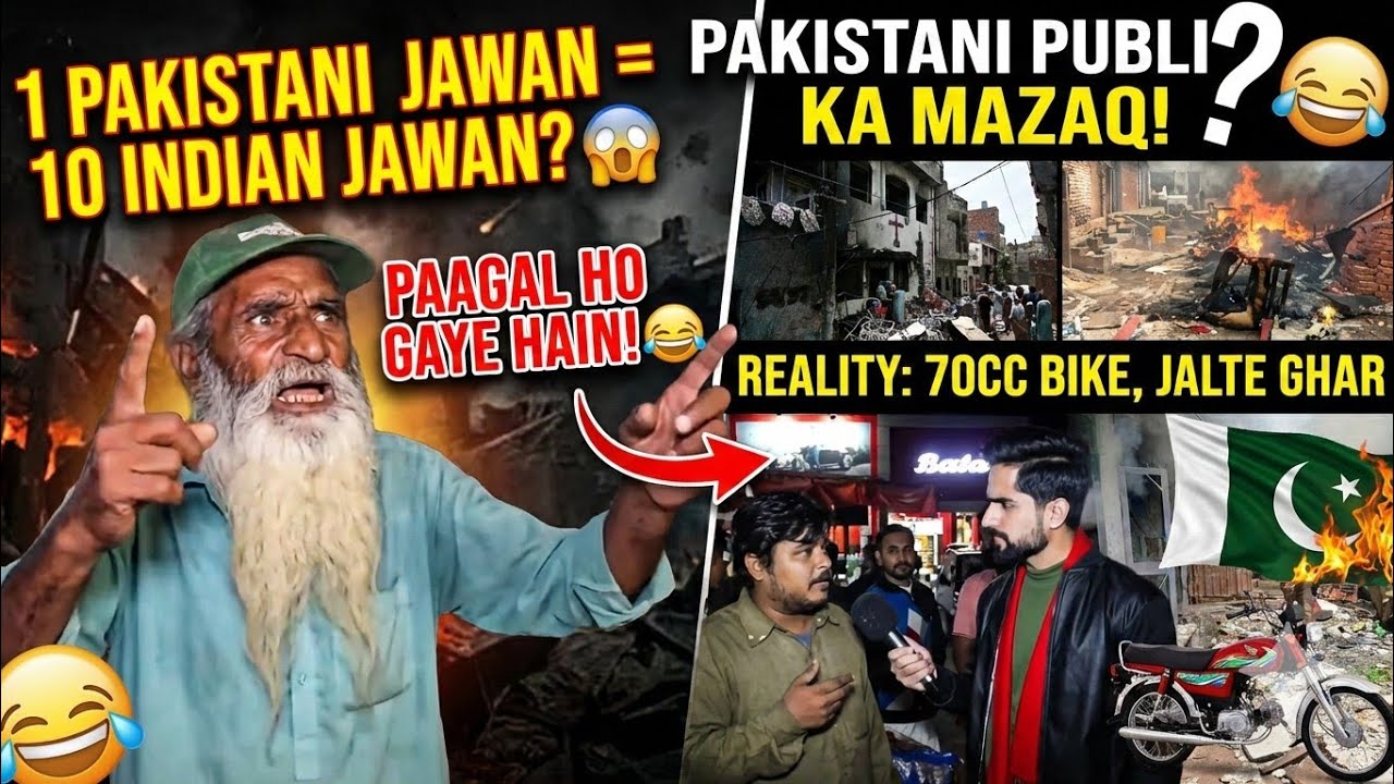 1 Pakistani vs 10 Indian Soldiers? 😱 Pakistani Elders Funny Logic! 😂 | Aapka Apna Comedy Zone