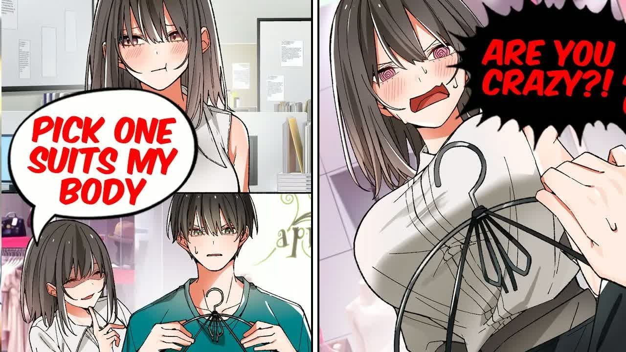 Manga Dub Thirsty Senpai Helped Me Pick a Gift… And Suggested a Swimsuit？! 😳RomCom