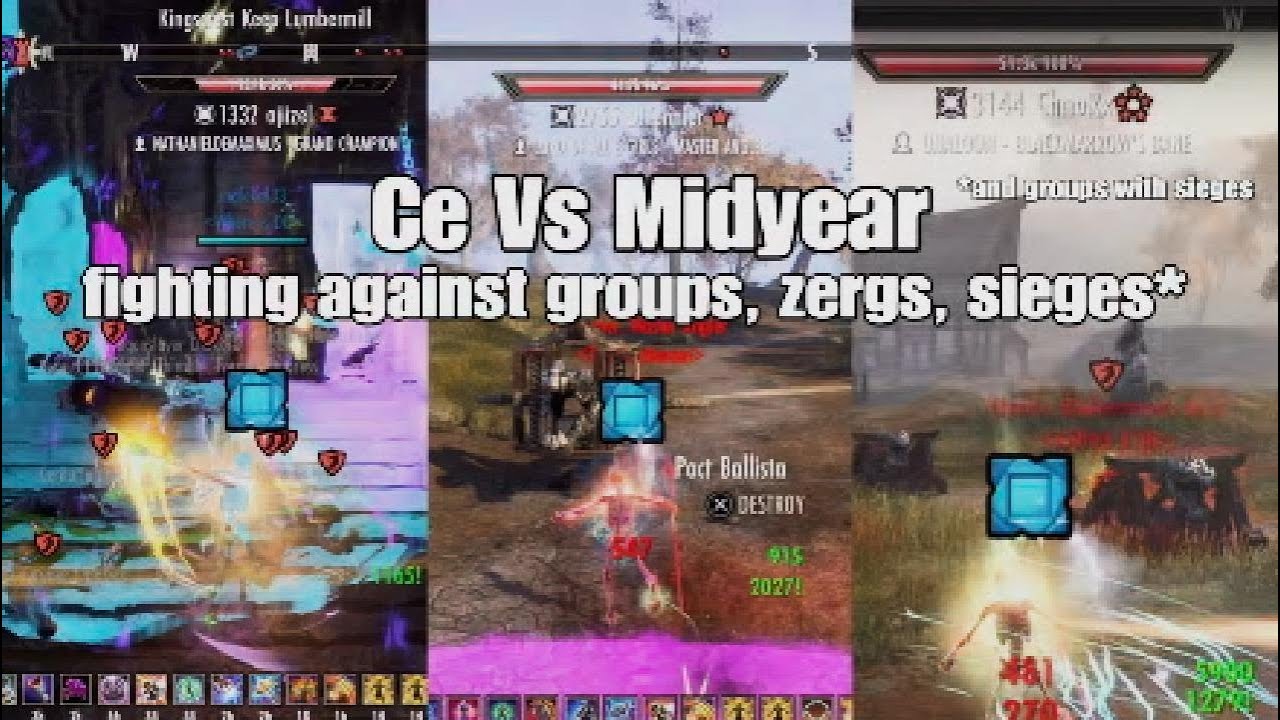 [Eso] [PvP] Ce-Ballgroup vs Midyear vol.1  [Ps5] [NA]