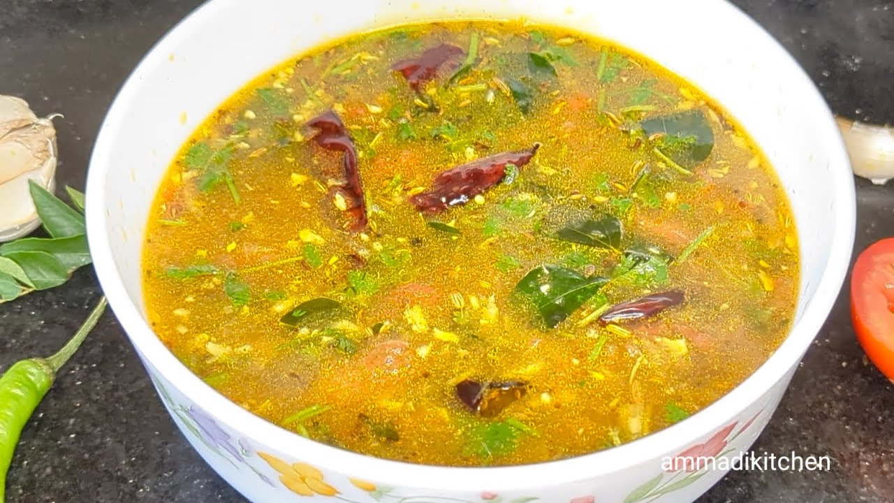 A 1 RASAM 🔥 ரசம் னா இப்படி இருக்கனும்😋 தினமும் கேட்பாங்க 👌| Rasam Recipe in Tamil | Thakkali rasam