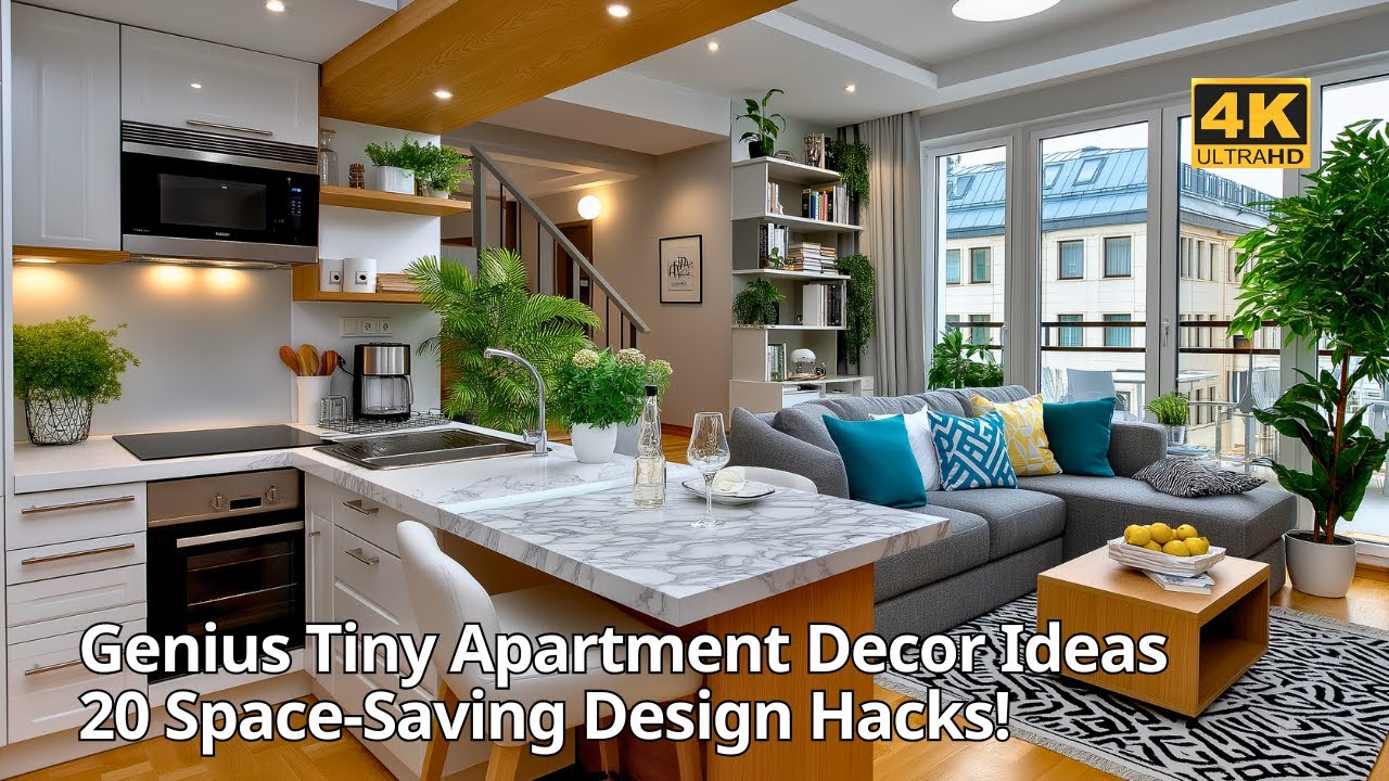 20 Smart Tiny Apartment Decor Ideas | Stylish & Space Saving Tips