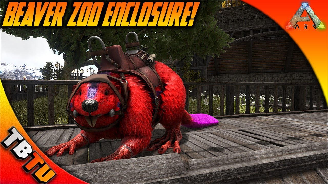 Ark: Survival Mutation Zoo E12 - CASTOROIDES ZOO ENCLOSURE! ARK BEAVER BREEDING & COLOR MUTATIONS!!