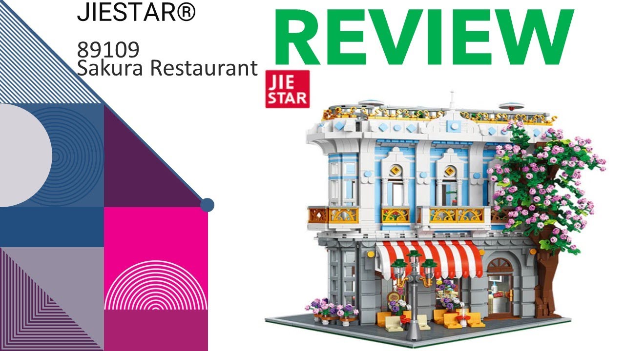 JIESTAR&reg; - 89109 Sakura Restaurant (REVIEW) # Ben's Lego &reg; / Klemmbausteine Welt - Video 167