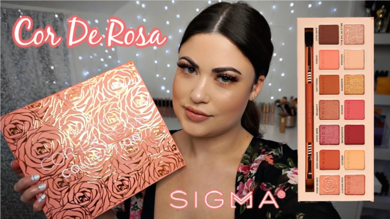 *NEW* Sigma COR DE ROSA Palette & Collection 🌸Review & Swatches