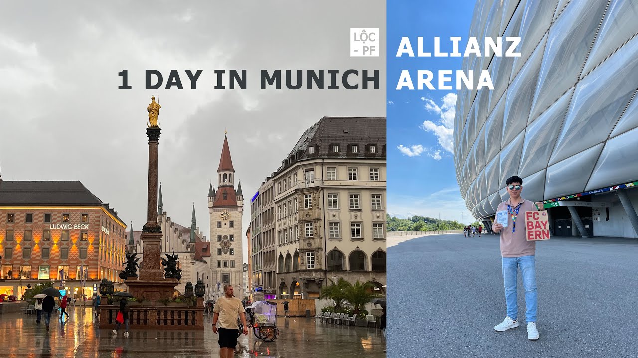 MỘT NGÀY TẠI MUNICH, THAM QUAN ALLIANZ ARENA…
