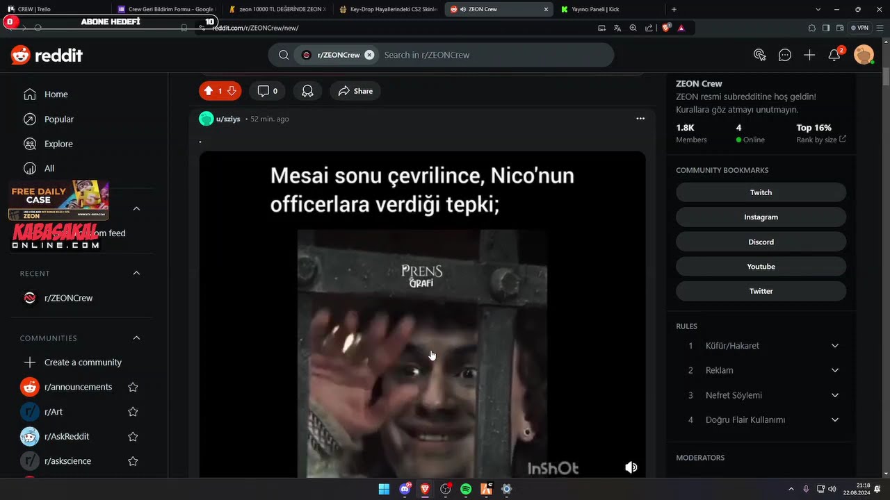 22/08/2024 /Crew Rp/ Nico Nicholas