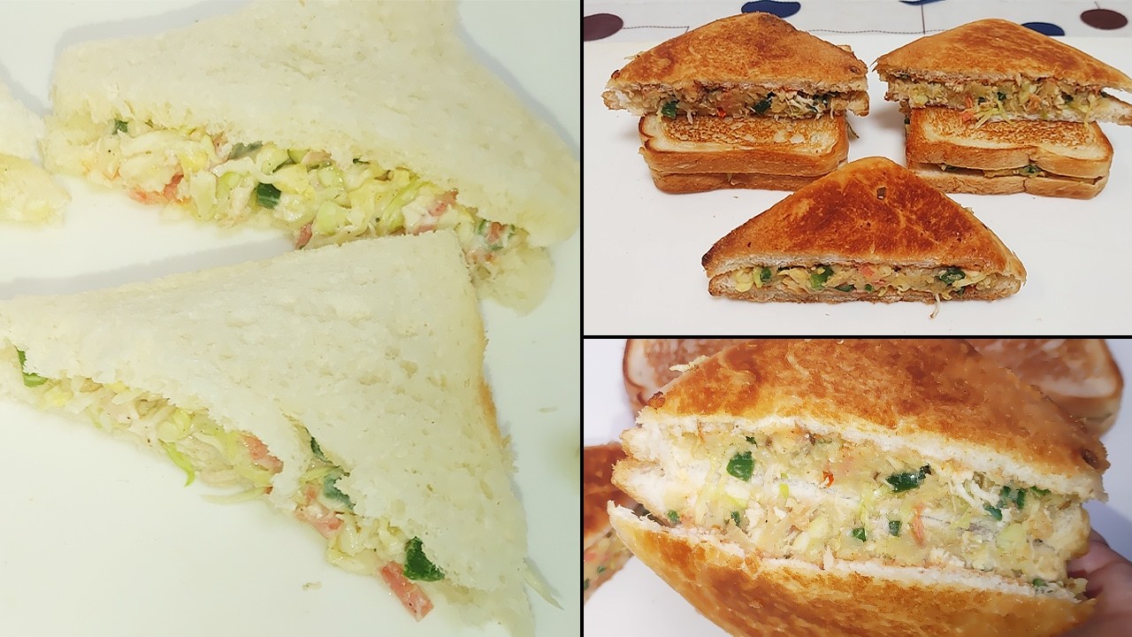 2 Different Sandwich Recipe For School Lunch | Lunch Box Ideas