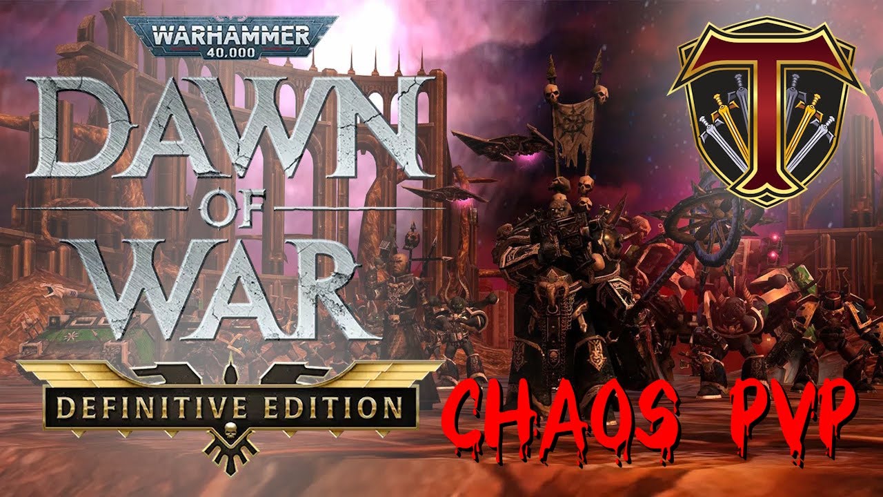 Chaos Space Marines vs Necrons | Warhammer 40,000: Dawn of War - Definitive Edition PVP