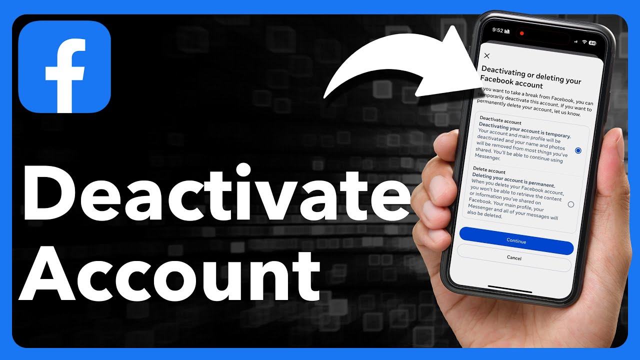 How To Deactivate Facebook Account