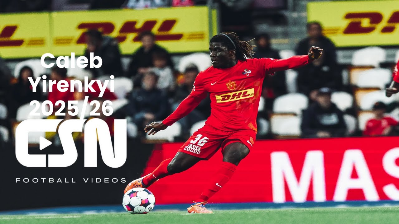 Caleb Yirenkyi (FC Nordsjaelland) - Goals, Skills & Assists 2025/26 | HD