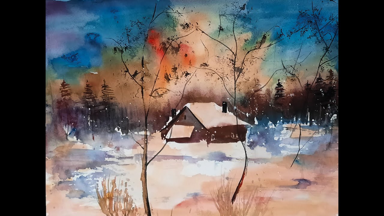 watercolorpainting learning - Aquarelltechnik lernen