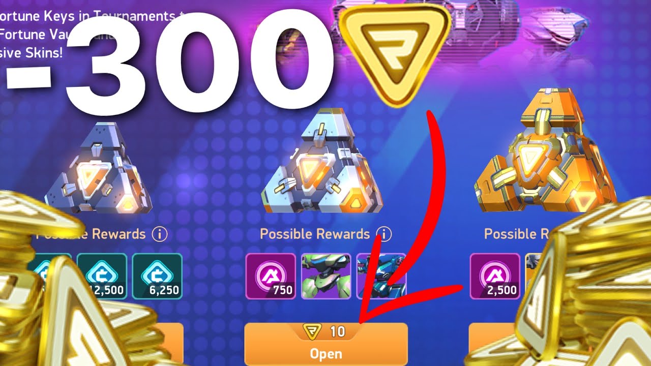 How many A-Coins will a F2P get with 300 Fortune Keys?